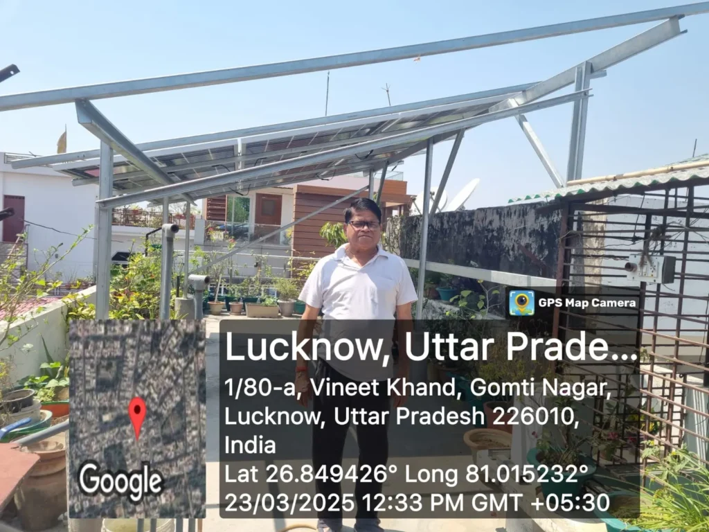 Amit Enterprises Solar Structure Installation Lucknow